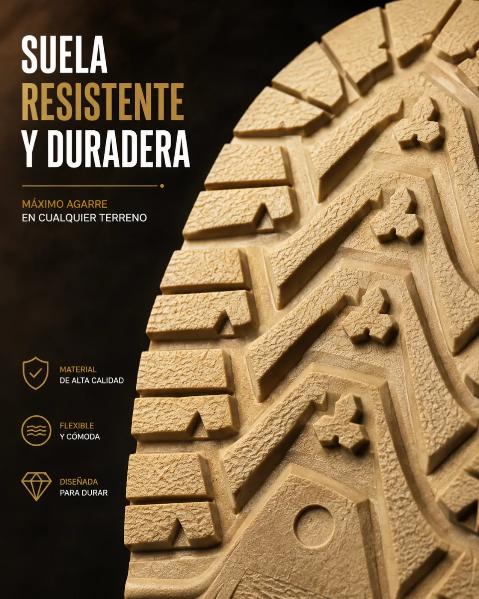 DISEÑADA PARA OFRECER UN AGARRE FIRME